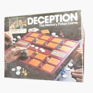 Deception The Memory Poker Game Vintage 1975